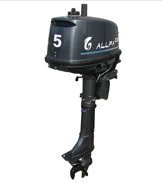 Лодочный мотор ALLFA CG T5 (с внешним баком 12л)